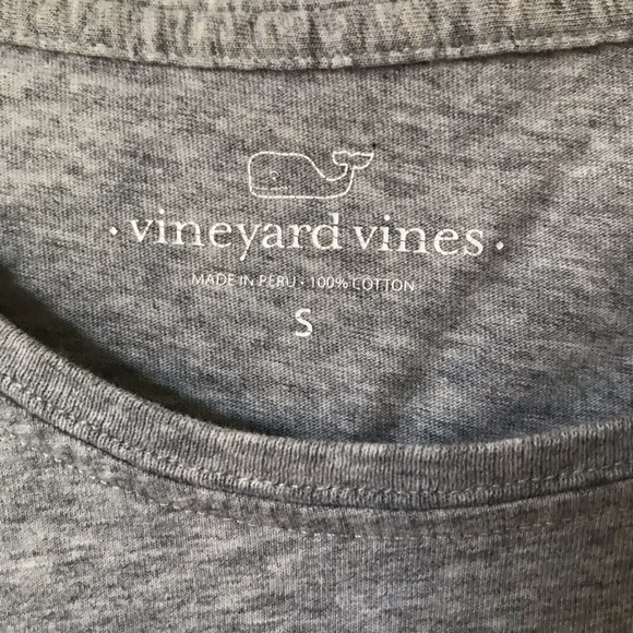 Vineyard Vines gray t-shirt with football print - Picture 6 of 6